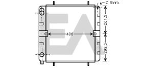 ElectroAuto 31R77019 - RADIADOR->APLICACION ORIGINAL VOLKS
