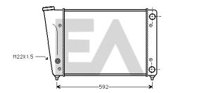 ElectroAuto 31R77026 - RADIADOR->APLICACION ORIGINAL VOLKS