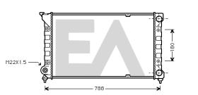ElectroAuto 31R77027 - RADIADOR->APLICACION ORIGINAL VOLKS