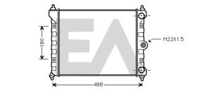 ElectroAuto 31R77037 - RADIADOR->APLICACION ORIGINAL VOLKS