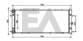 ElectroAuto 31R77038 - RADIADOR->APLICACION ORIGINAL VOLKS