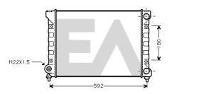 ElectroAuto 31R77041 - RADIADOR->APLICACION ORIGINAL VOLKS