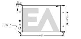 ElectroAuto 31R77042 - RADIADOR->APLICACION ORIGINAL VOLKS