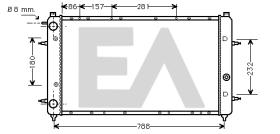 ElectroAuto 31R77082 - RADIADOR AGUA VOLKSWAGEN