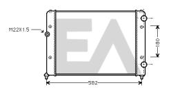 ElectroAuto 31R77085 - RADIADOR->APLICACION ORIGINAL VOLKS