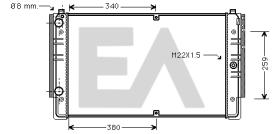 ElectroAuto 31R77096 - RADIADOR->APLICACION ORIGINAL VOLKS