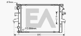 ElectroAuto 31R77111 - RADIADOR->APLICACION ORIGINAL VOLKS
