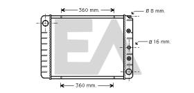 ElectroAuto 31R78015 - RADIADOR->APLICACION ORIGINAL VOLVO