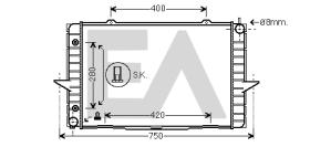 ElectroAuto 31R78032 - RADIADOR->APLICACION ORIGINAL VOLVO