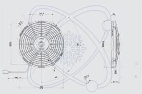 ElectroAuto 32G0009 - ELECTROVENTILADOR(24V)SPAL ESTANDAR