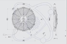 ElectroAuto 32H0004 - ELECTROVENTILADOR(12V)SPAL ESTANDAR