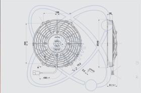 ElectroAuto 32H0005 - ELECTROVENTILADOR(12V)SPAL ESTANDAR
