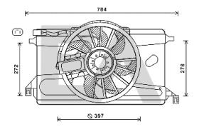 ElectroAuto 32VG009 - ELECTRO-VENTILADOR FORD 1232293