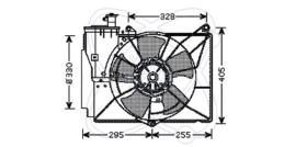 ElectroAuto 32VT009 - ELECTRO-VENTILADOR TOY.YARIS-16711