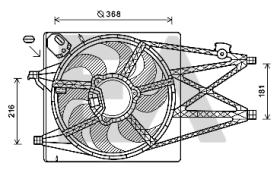 ElectroAuto 33V03015 - VENTILADOR->APLICACION ORIGINAL ALF