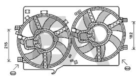 ElectroAuto 33V03016 - VENTILADOR->APLICACION ORIGINAL ALF