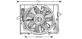ElectroAuto 33V07003 - VENTILADOR->APLICACION ORIGINAL BMW