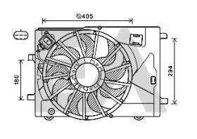 ElectroAuto 33V14002 - VENTILADOR->APLICACION ORIGINAL CHE