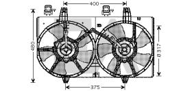 ElectroAuto 33V18012 - VENTILADOR->APLICACION ORIGINAL NIS