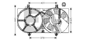 ElectroAuto 33V18015 - VENTILADOR->APLICACION ORIGINAL NIS