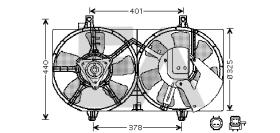 ElectroAuto 33V18016 - VENTILADOR->APLICACION ORIGINAL NIS