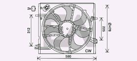 ElectroAuto 33V18035 - VENTILADOR->APLICACION ORIGINAL NIS