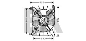 ElectroAuto 33V20011 - VENTILADOR->APLICACION ORIGINAL CHE