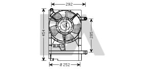 ElectroAuto 33V20012 - VENTILADOR->APLICACION ORIGINAL DAE