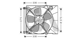 ElectroAuto 33V20016 - VENTILADOR->APLICACION ORIGINAL CHE