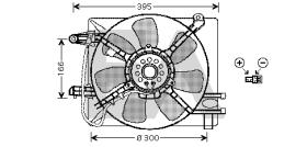 ElectroAuto 33V20017 - VENTILADOR->APLICACION ORIGINAL CHE