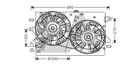 ElectroAuto 33V22003 - VENTILADOR->APLICACION ORIGINAL FOR