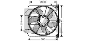 ElectroAuto 33V22030 - VENTILADOR->APLICACION ORIGINAL FOR