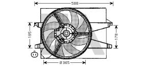 ElectroAuto 33V22033 - ELECTROVENTILADOR MAZDA