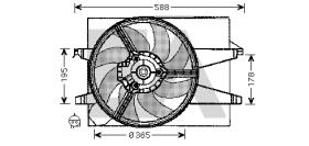 ElectroAuto 33V22034 - VENTILADOR->APLICACION ORIGINAL FOR