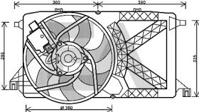 ElectroAuto 33V22036 - VENTILADOR->APLICACION ORIGINAL FOR