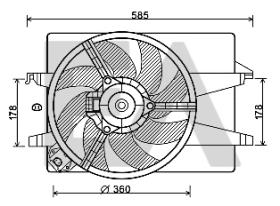ElectroAuto 33V22040 - VENTILADOR->APLICACION ORIGINAL FOR