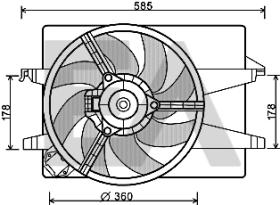 ElectroAuto 33V22042 - VENTILADOR->APLICACION ORIGINAL FOR