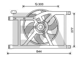 ElectroAuto 33V22053 - VENTILADOR->APLICACION ORIGINAL FOR