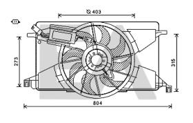 ElectroAuto 33V22054 - VENTILADOR->APLICACION ORIGINAL FOR