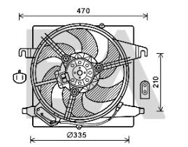 ElectroAuto 33V22056 - VENTILADOR->APLICACION ORIGINAL FOR