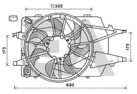 ElectroAuto 33V22058 - VENTILADOR->APLICACION ORIGINAL FOR