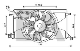 ElectroAuto 33V22063 - VENTILADOR->APLICACION ORIGINAL FOR