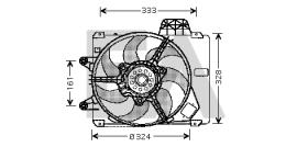 ElectroAuto 33V25005 - VENTILADOR->APLICACION ORIGINAL FIA