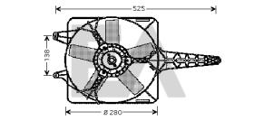 ElectroAuto 33V25006 - VENTILADOR->APLICACION ORIGINAL FIA