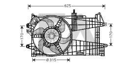 ElectroAuto 33V25015 - VENTILADOR->APLICACION ORIGINAL FIA