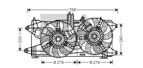 ElectroAuto 33V25018 - VENTILADOR->APLICACION ORIGINAL FIA