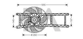 ElectroAuto 33V25021 - VENTILADOR->APLICACION ORIGINAL FIA