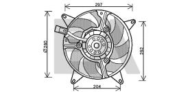 ElectroAuto 33V25040 - VENTILADOR->APLICACION ORIGINAL FIA