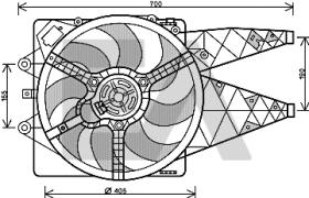 ElectroAuto 33V25062 - VENTILADOR->APLICACION ORIGINAL FIA