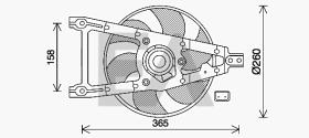ElectroAuto 33V25104 - VENTILADOR->APLICACION ORIGINAL FIA